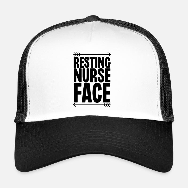 Resting Nurse Face Trucker Cap