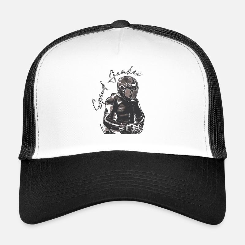 Speed Junkie - Trucker Cap - Weiß/Schwarz