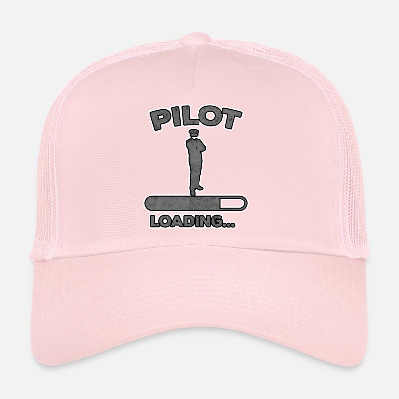 Flugzeug Pilot Fliegen Ausbildung I Geschenk Trucker Cap