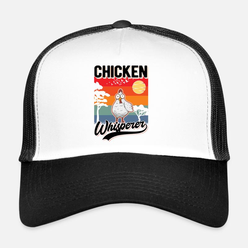 Chicken Whisperer Chicken Farmer Trucker Cap