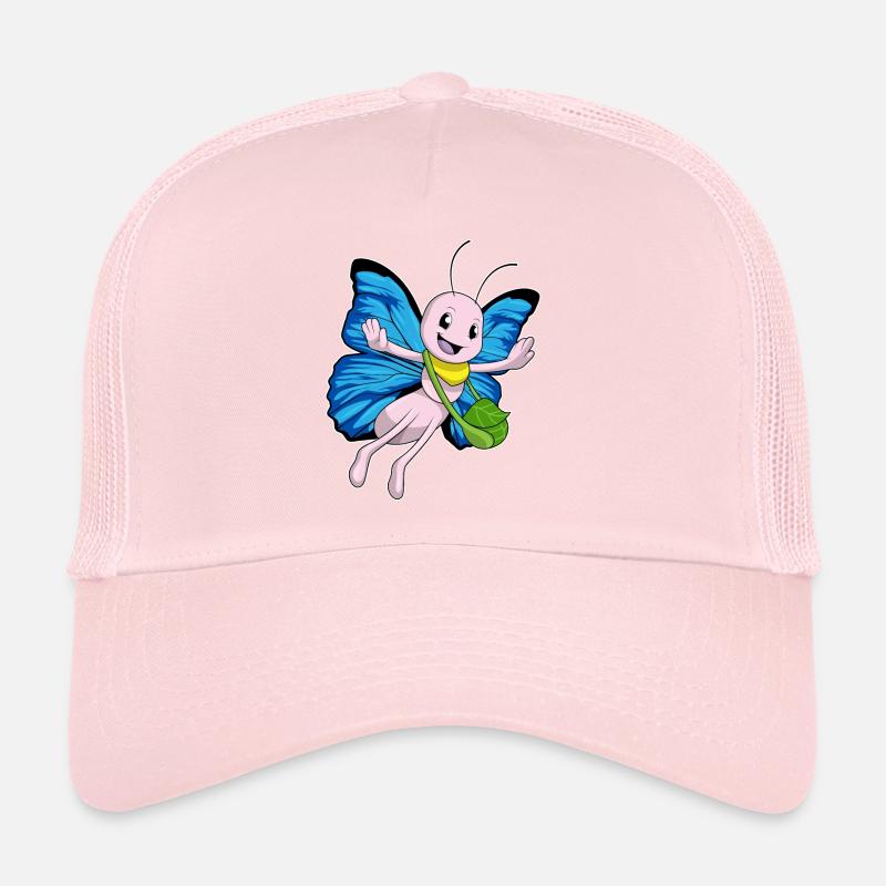 Papillon avec sac à main Casquette trucker 
