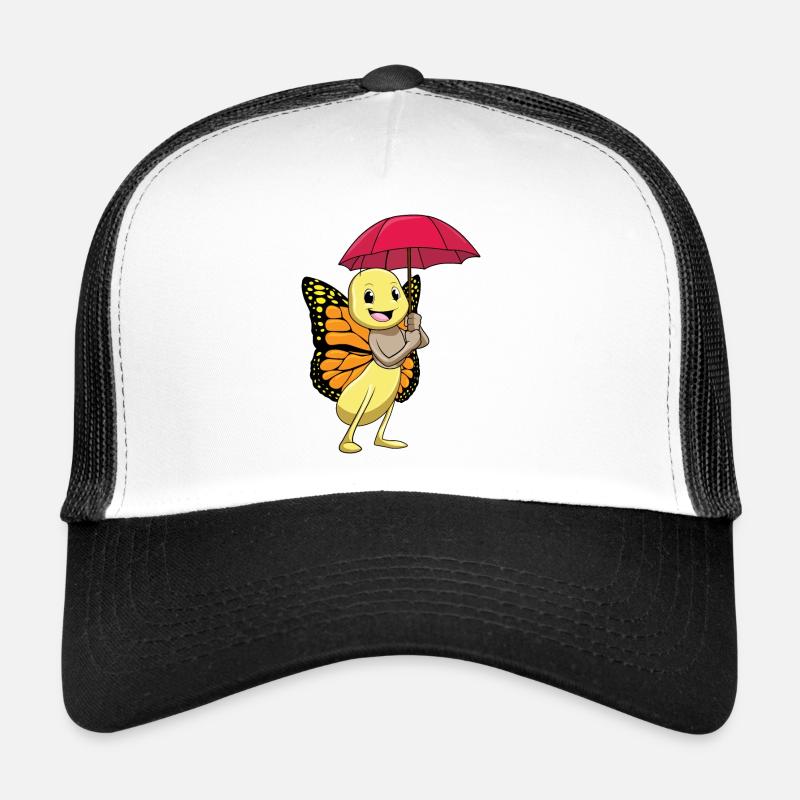 Schmetterling mit Regenschirm Trucker Cap
