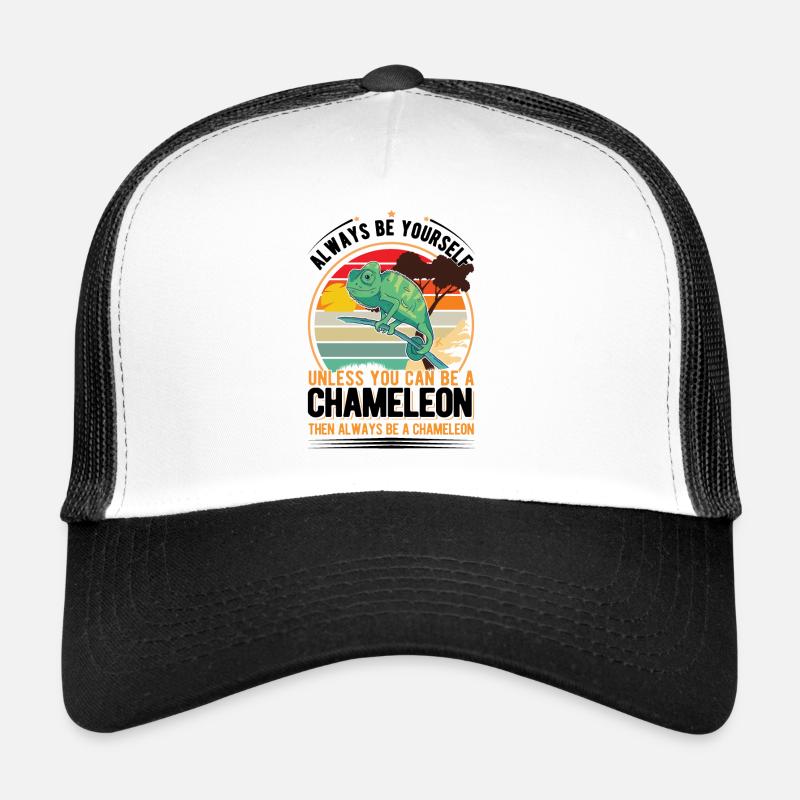 Chameleon Gift Chameleon Trucker Cap