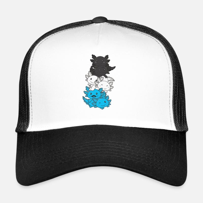 mascic Flag Gay Pride LGBTQ Axolotl Casquette trucker 