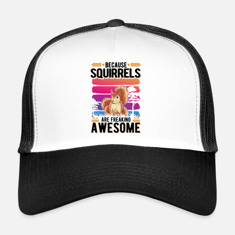 Cadeau Écureuil Écureuil Gris Écureuil Casquette trucker 