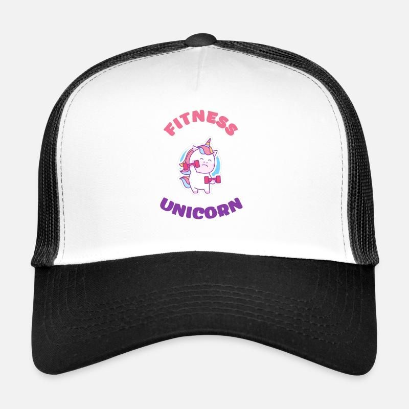 Fitness Unicorn, EInhorn, Magic, Regenbogen, Train Trucker Cap