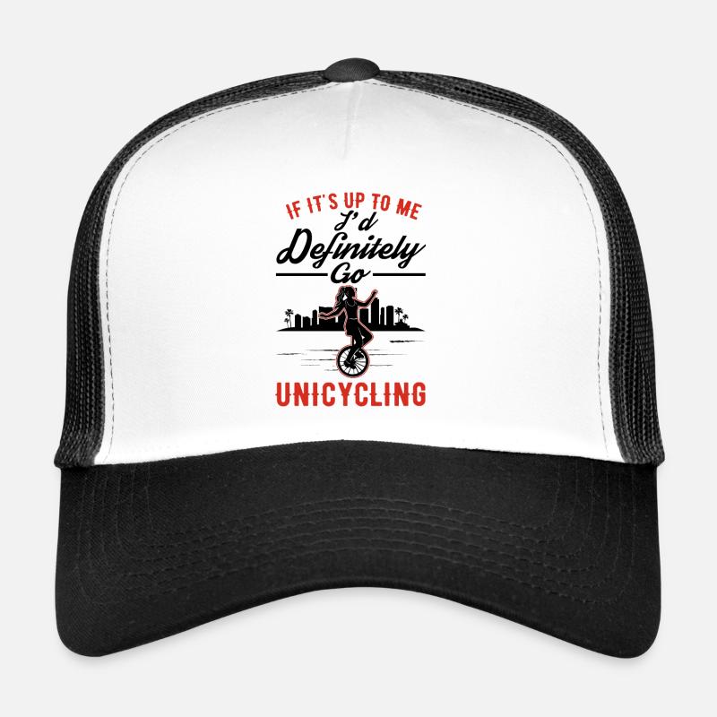 Einradfahrerin Geschenk Einrad Mädchen Trucker Cap