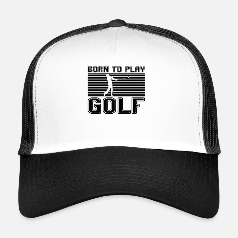 Golf - Trucker Cap - Weiß/Schwarz