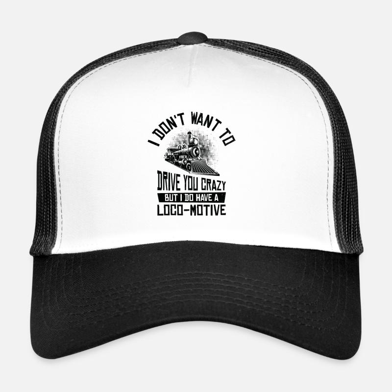 Train Driving Locomotive Train Operator Trucker Cap