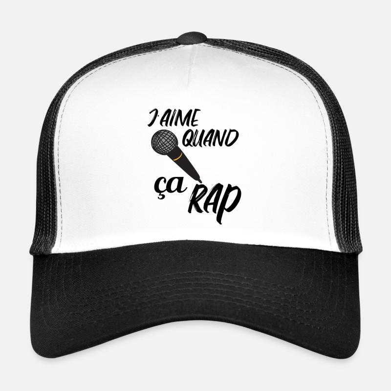 j aime quand ça rap Casquette trucker 