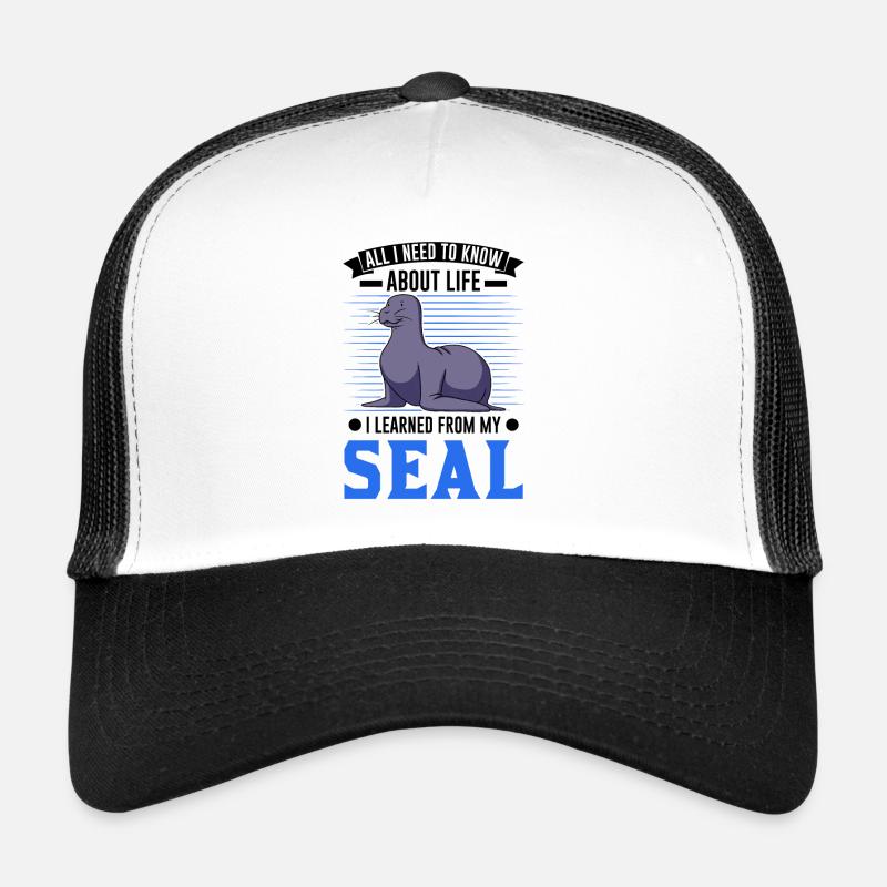 Robbe Geschenk Seal Seelöwe Trucker Cap