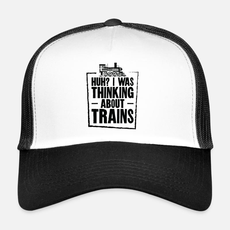 Train Locomotive Transportation Train Enthusiasts Trucker Cap