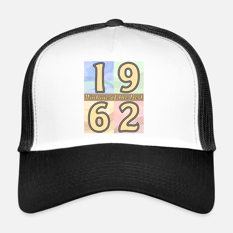 BIRTHDAY YEAR 1962 Trucker Cap