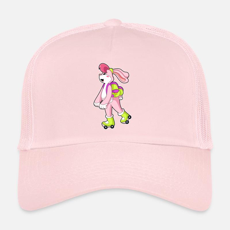Hase mit Rollschuhe Trucker Cap