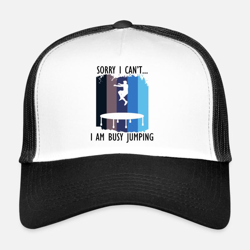 Trampoline de saut Trampoliniste Casquette trucker 