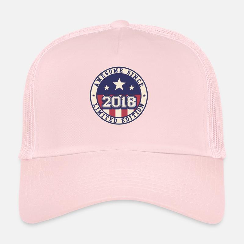 Awesome Since 2018 4e anniversaire Casquette trucker 