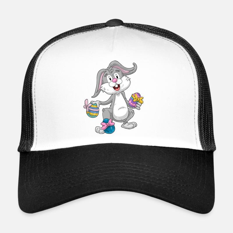 Lapin de Pâques Casquette trucker 
