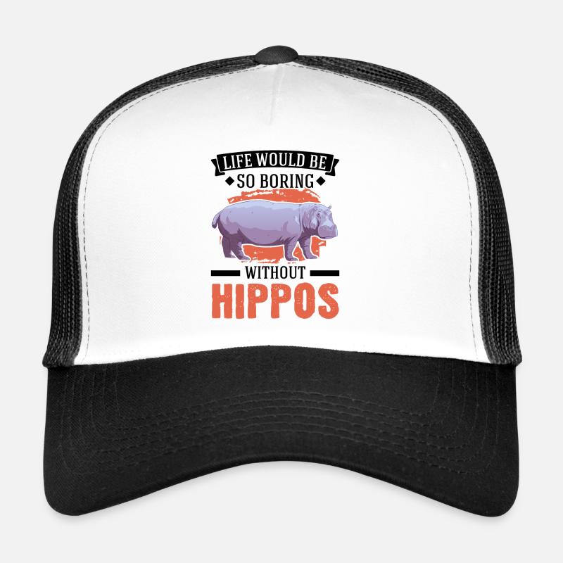 Hippo Gift Hippo Hippo Hippo Trucker Cap