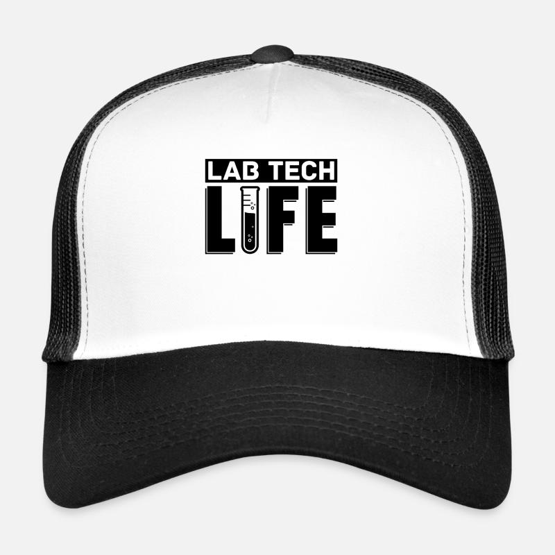 Technicien de laboratoire Lab Tech Idée cadeau de vie Casquette trucker 
