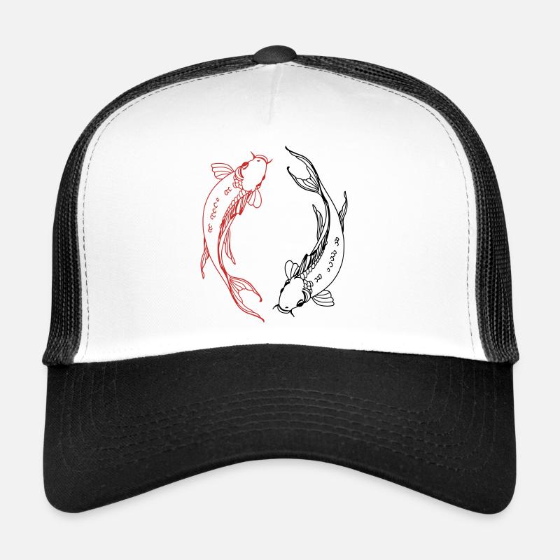 Koy Yin & Yang - Trucker Cap - Weiß/Schwarz