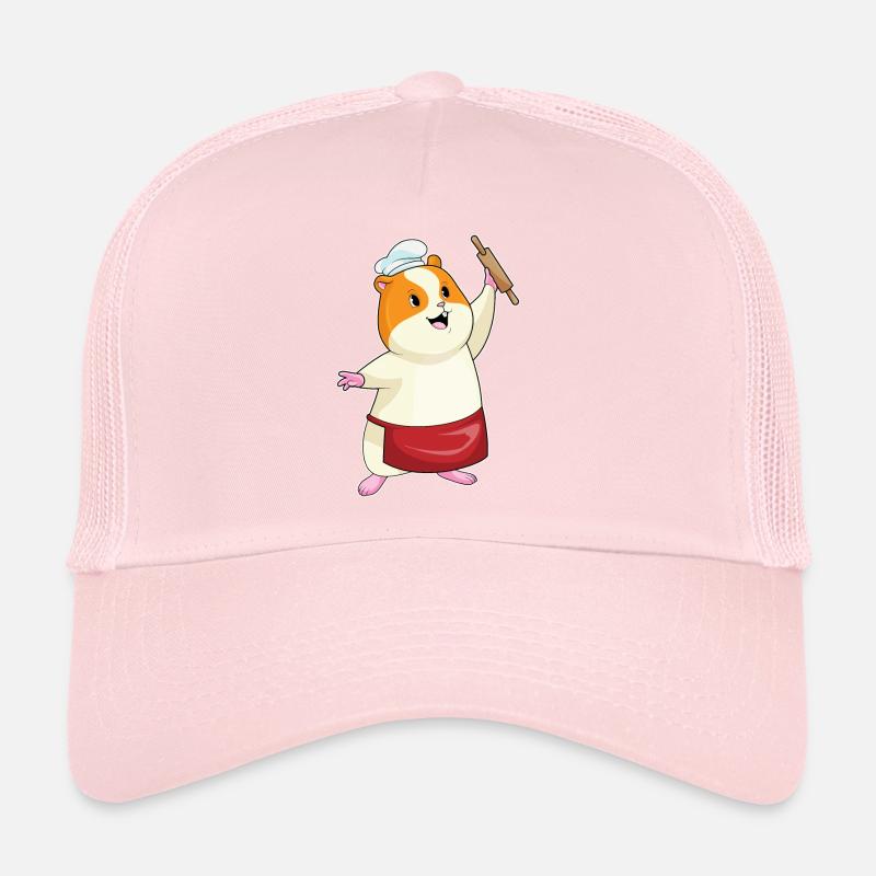 Hamster as a baker with rolling pin Trucker Cap