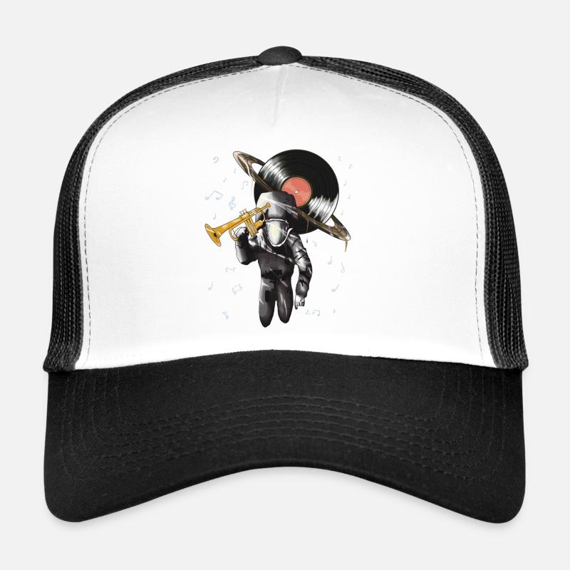 Space DJ Alien Kunsthandwerk - Trucker Cap - Weiß/Schwarz