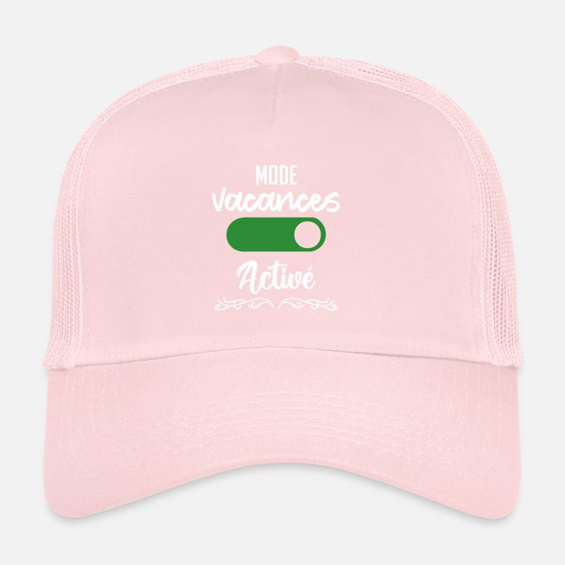 mode vacances activé Casquette trucker 