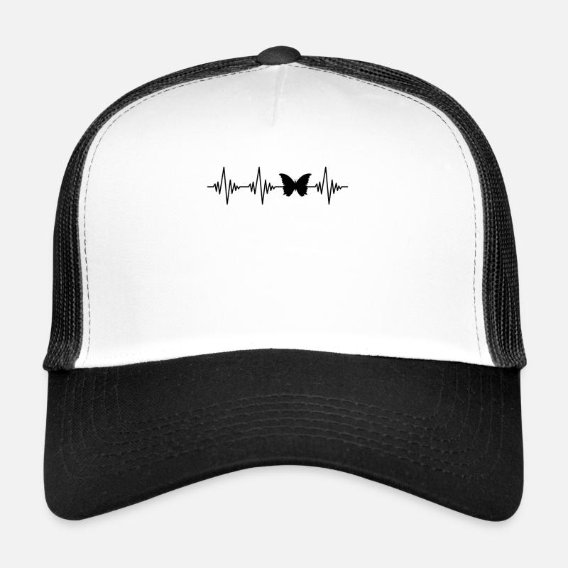 Battement de cœur papillon Casquette trucker 