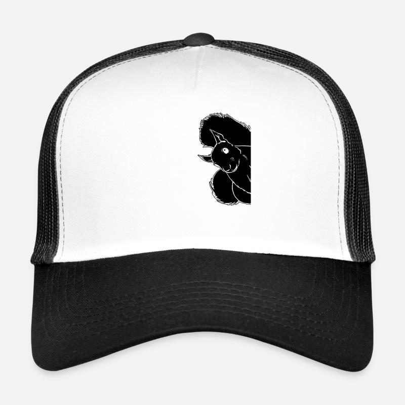 Squirrel — Funny squirrel, cute Trucker Cap