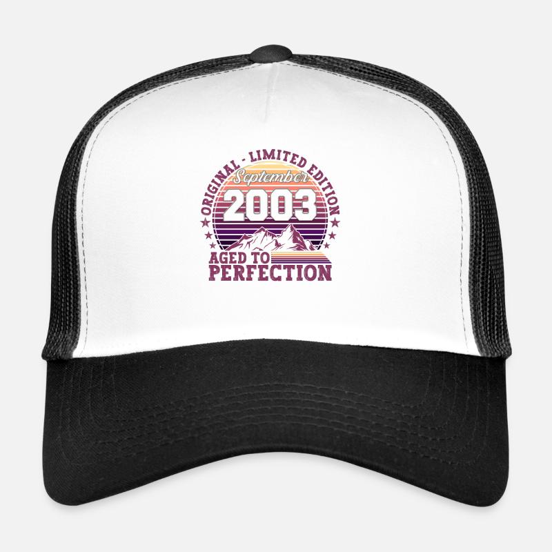 Original Septembre 2003 19th Birthday Gift Casquette trucker 
