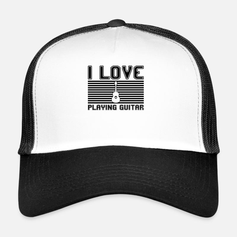 I love playing guitar Trucker Cap