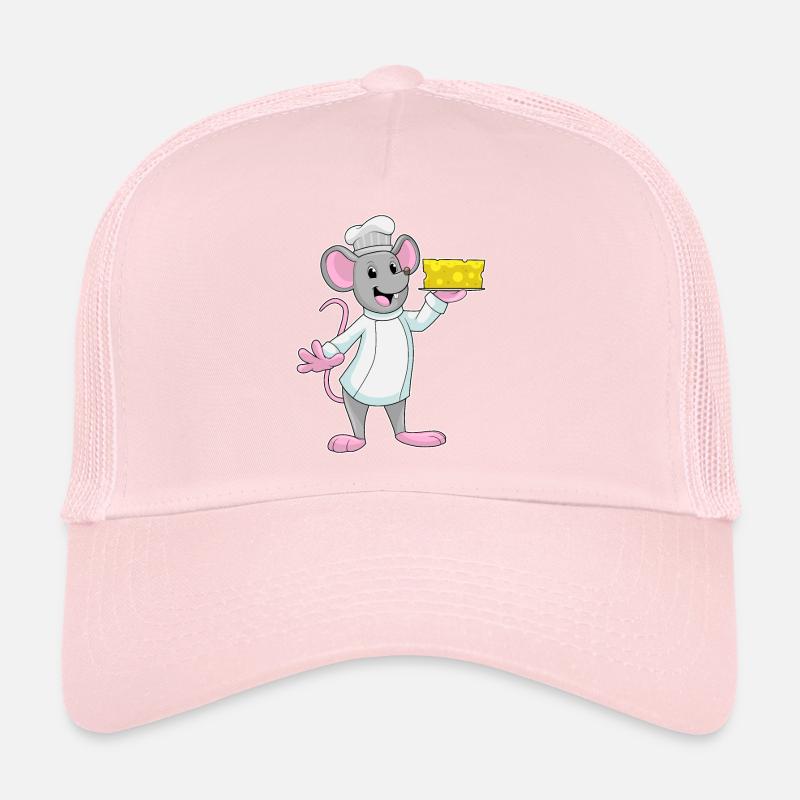 Mouse as a cook with cheese Trucker Cap