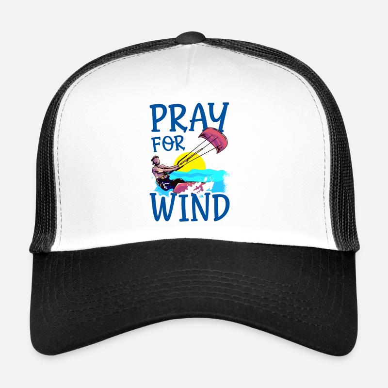 Kitesurfer Priez pour le kitesurf éolien Casquette trucker 