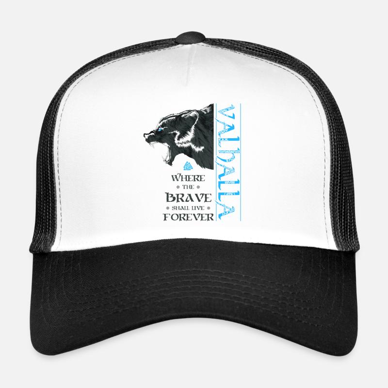 Grizzlybär Valhalla Wikinger Bär Wotansknoten Trucker Cap