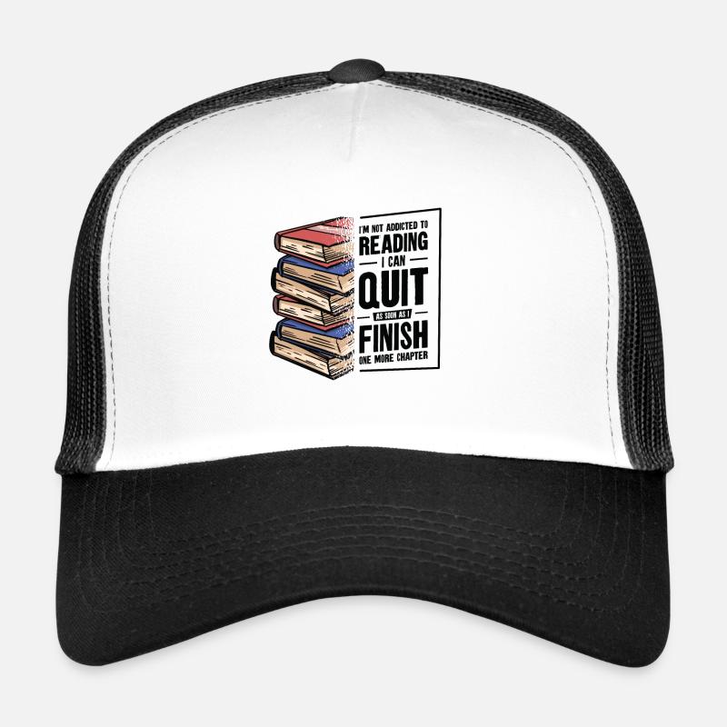 Lire Addiction Eager Reader Livre de littérature Casquette trucker 