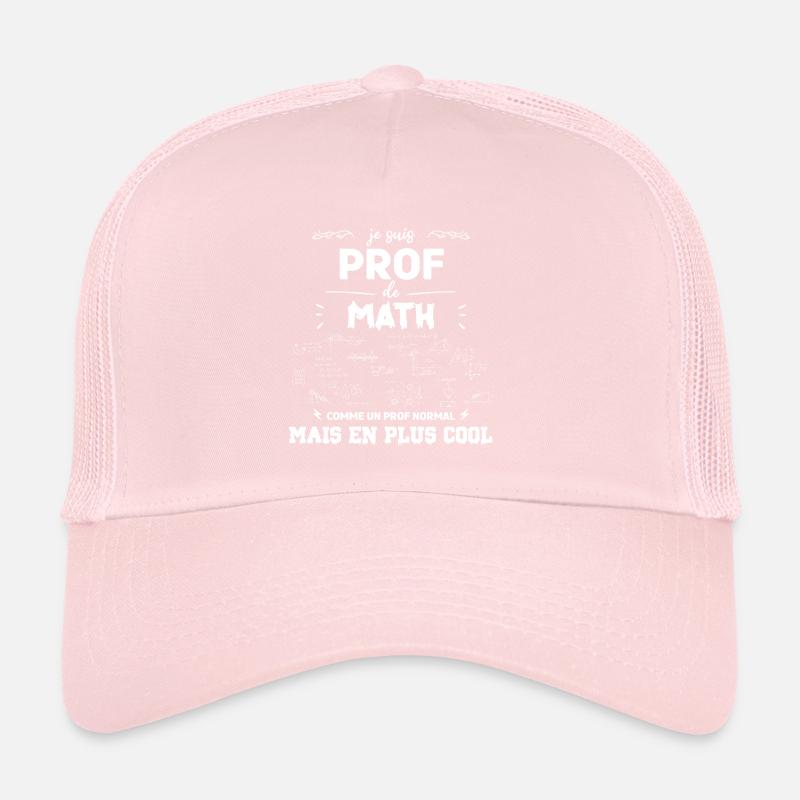 je suis prof de maths Casquette trucker 