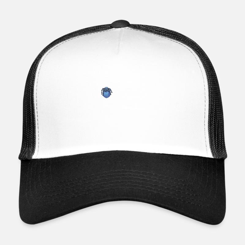 Tarantula large spider with spider web thread Trucker Cap