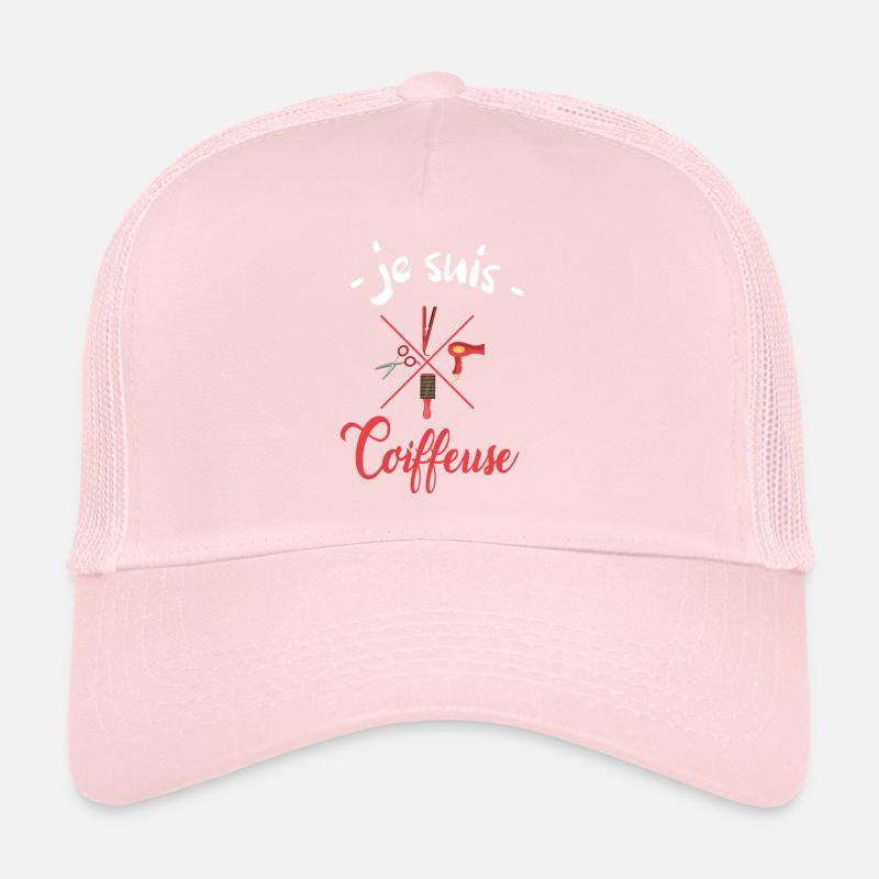 je suis coiffeuse Casquette trucker 