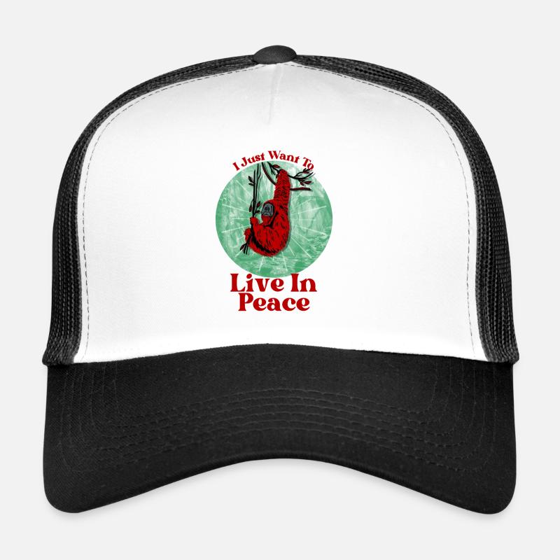 Ich will nur in Frieden leben Trucker Cap