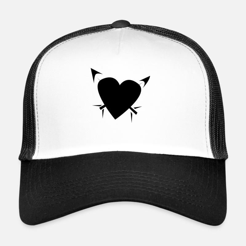 Flèche de cœur Casquette trucker 
