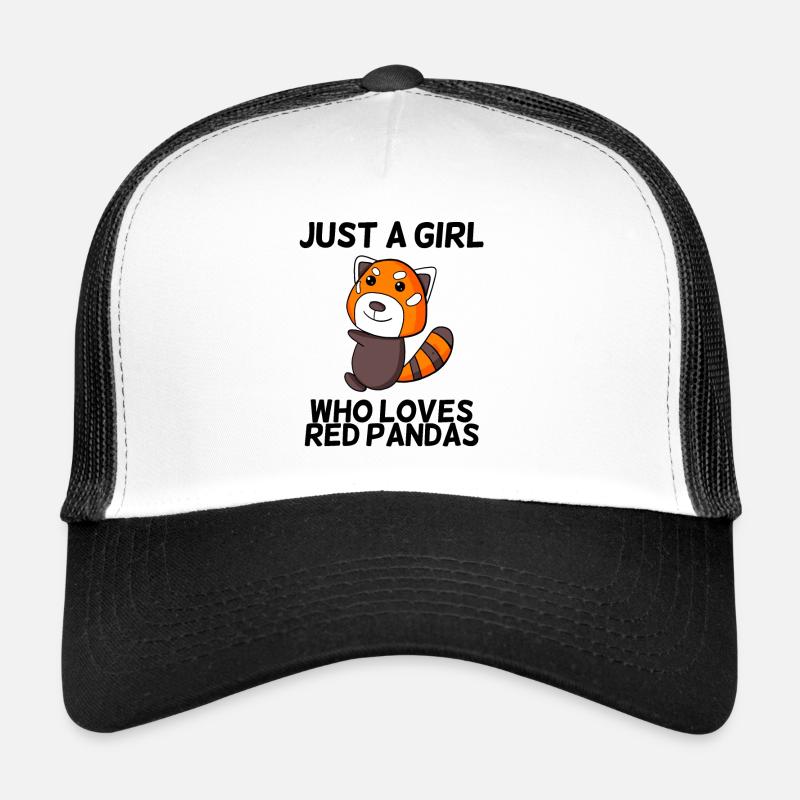 Roter Panda Liebe Mädchen Trucker Cap