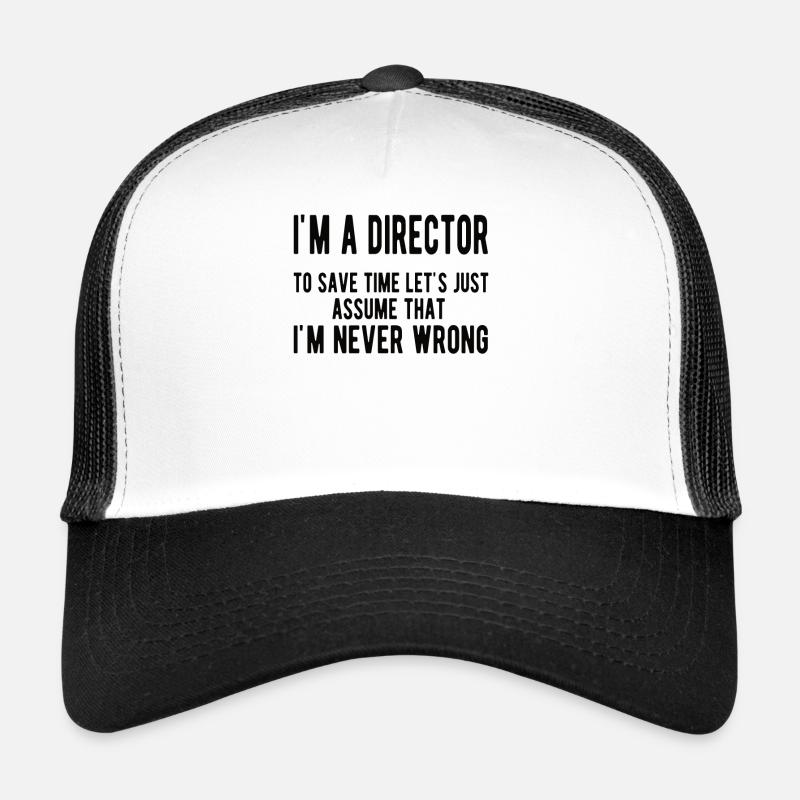 Stolzer Direktor Wertschätzung Direktor Geschenk Trucker Cap