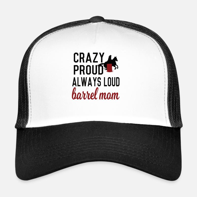 Barrel Racing Mère Cadeau Barrel Racing Mama Casquette trucker 