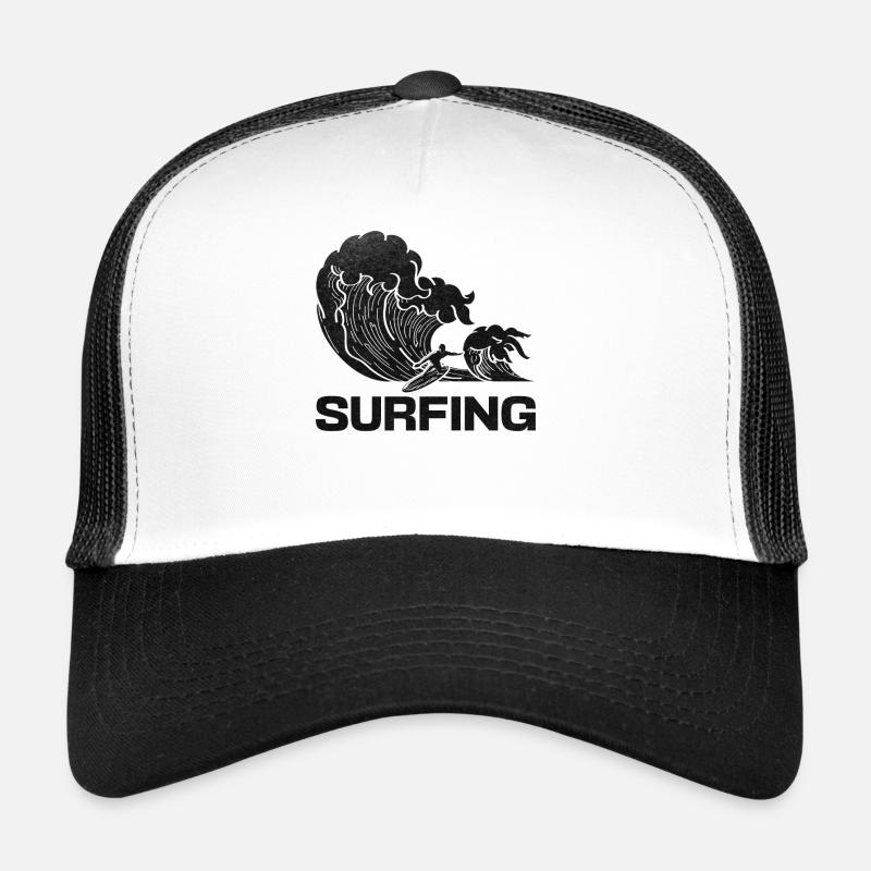 Surf Surf Eau Surf Planche de surf Surfer Wave Casquette trucker 