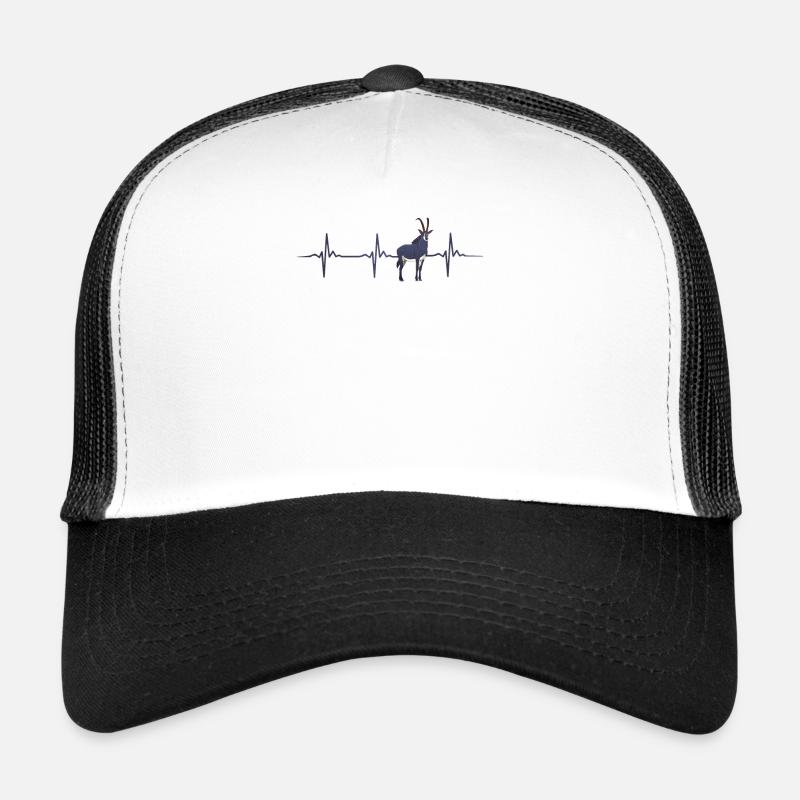 Grande conception de battement de cœur d’antilope Casquette trucker 