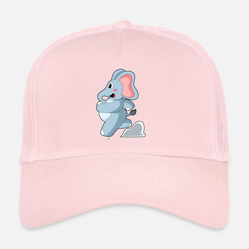 Elephant as jogger Trucker Cap