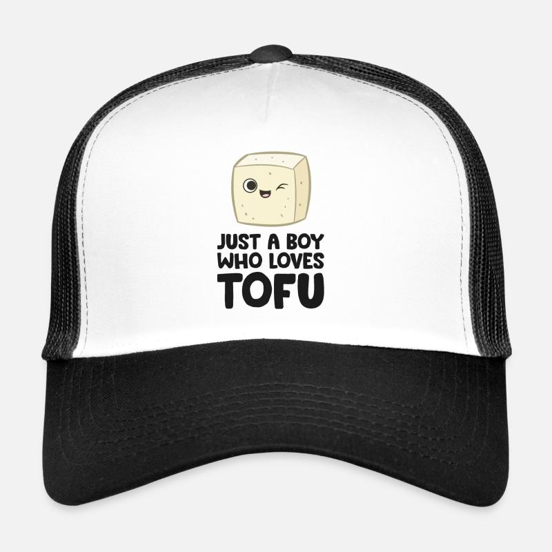 Nur ein Junge, der Tofu liebt Trucker Cap