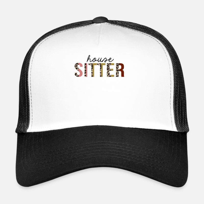 Housekeeper Leopard Print Funny Trucker Cap