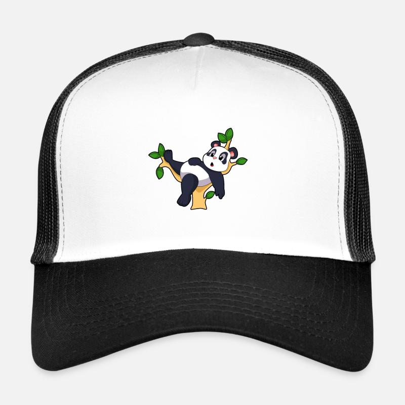 Panda on tree Trucker Cap