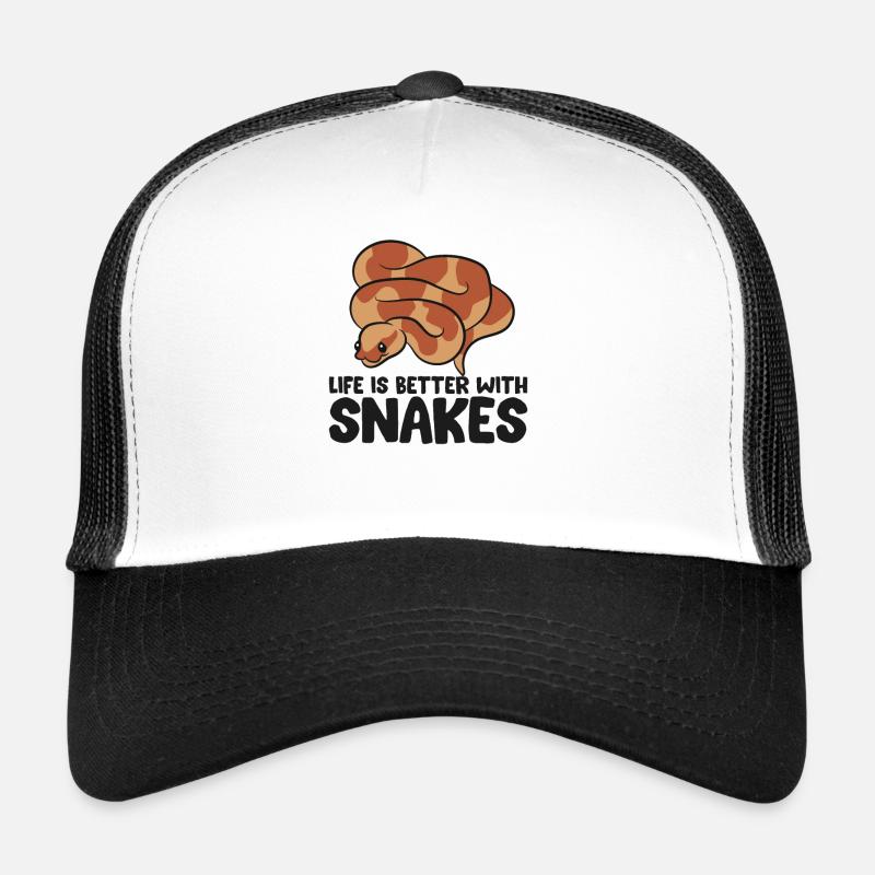 Life Is Better With Snakes Trucker Cap